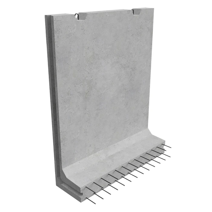 Г-образная конструкция железобетонная Г 25-20-1*