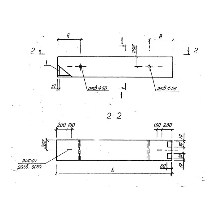 Колонна железобетонная 2КНО 60-72-4-36-00