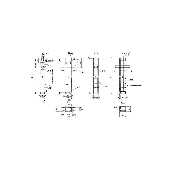 Колонна железобетонная КЛв 375